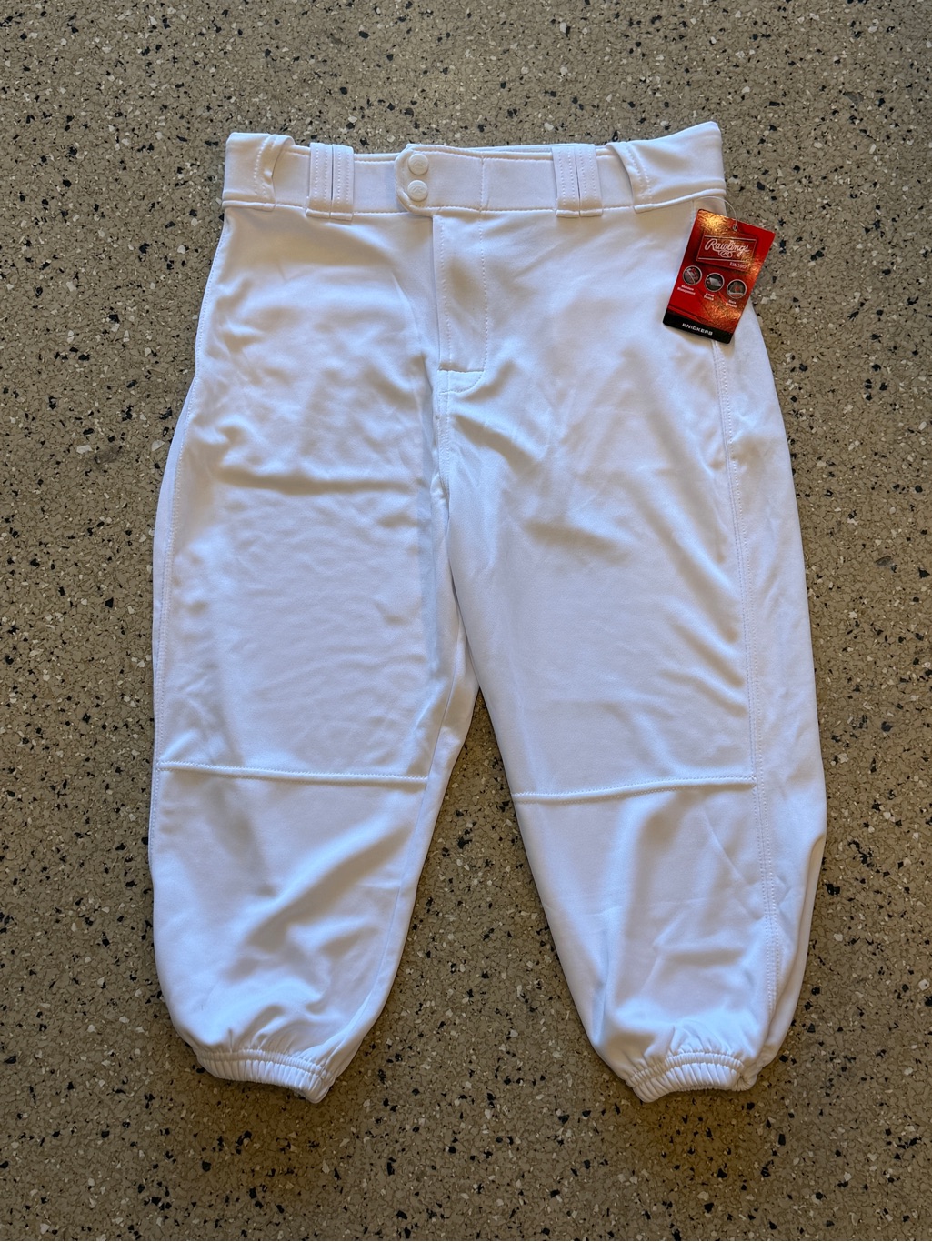 Rawlings White Baseball Knickers